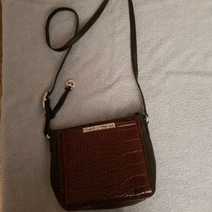 Black brighton handbags  purse crocodile style